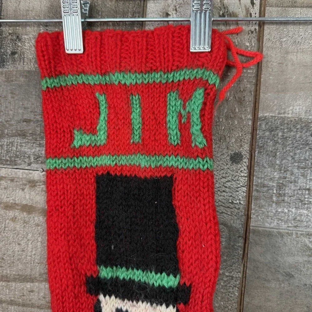 Vtg Jim Hand Knitted 26